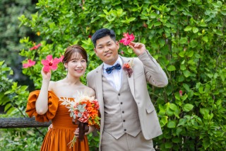 ビーチだけじゃない★南国のグリーン撮影も大人気です♡