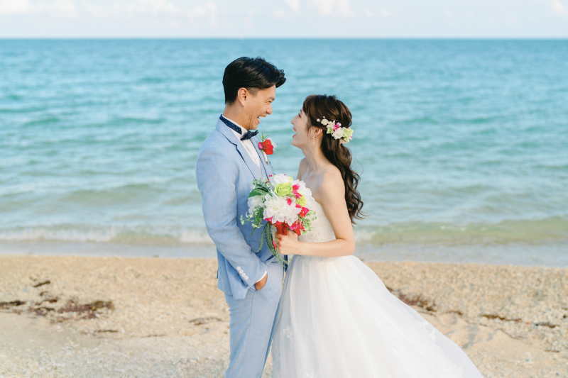 ブーケ1つで写真の見え方も変わります♡