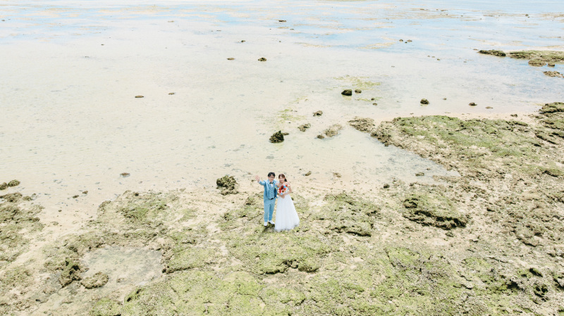 沖縄の美しい青い海も素敵ですが、星空やナイト撮影でロマンチックな撮影しませんか？