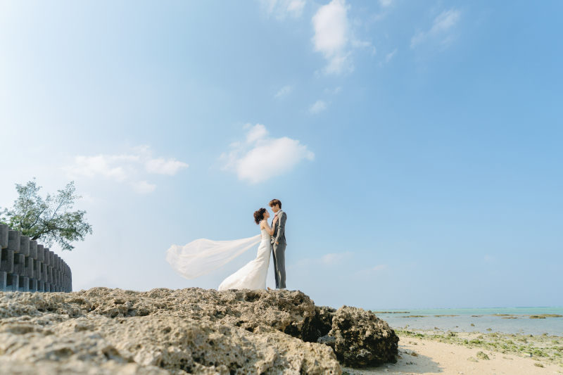 本日の撮影は「晴れ女」の新婦様の勝利でした★