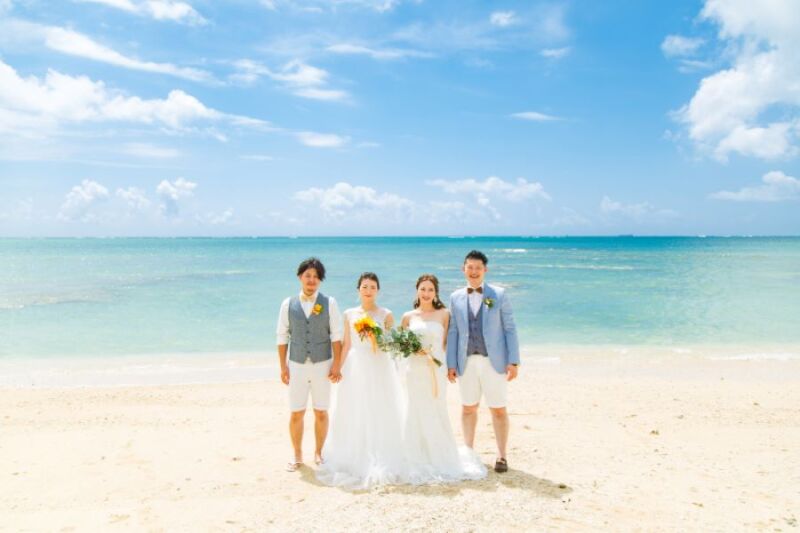 仲良し兄弟・姉妹・友人と！Wフォトウェディングを楽しもう！！