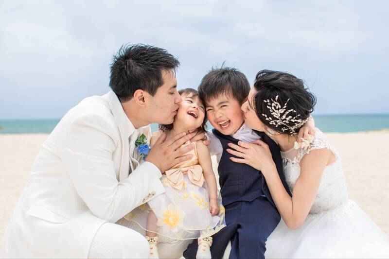 妊婦様も安心してウエディングフォトを。