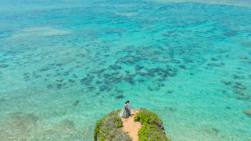 青い海だけじゃない、沖縄のサンセットも素敵なんです♡大人っぽい幻想的な雰囲気に♡