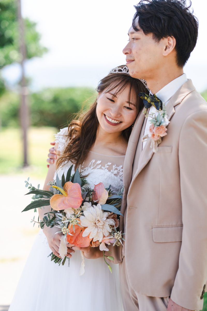 新郎様のヘアメイクもオススメです♡