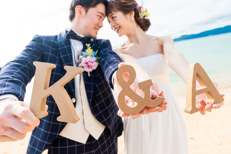 持ち込み無料だから安心！ふたりの思い出のアイテムで撮影しよう☆