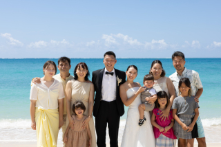 お二人はもちろん！ご家族、兄弟でも！お子様やご友人様！大切な方と一緒に撮影可能♡