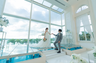 沖縄の海と共に！チャペル撮影★最高なロケーションのチャペルをご紹介します☆