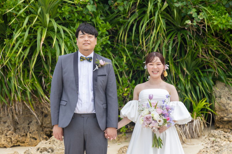 ビーチだけじゃない★南国のグリーン撮影も大人気です♡