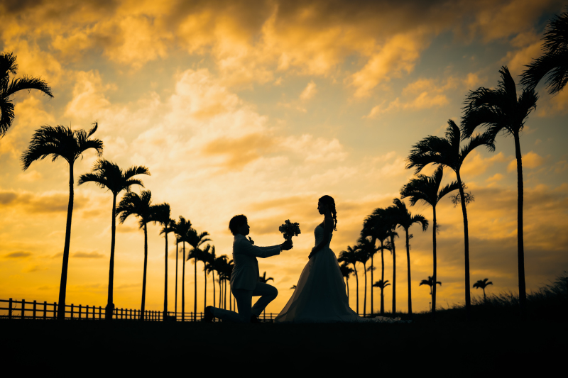 ビーチ&times;チャペル撮影可能です♡沖縄らしいチャペルと沖縄感じる海で大満喫♡