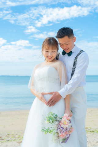 気になるご懐妊中でのウエディングフォト