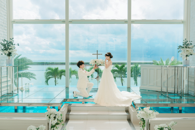 【海の見えるチャペルのご紹介】ご案内のチャペルは全て海の見えるチャペルです!