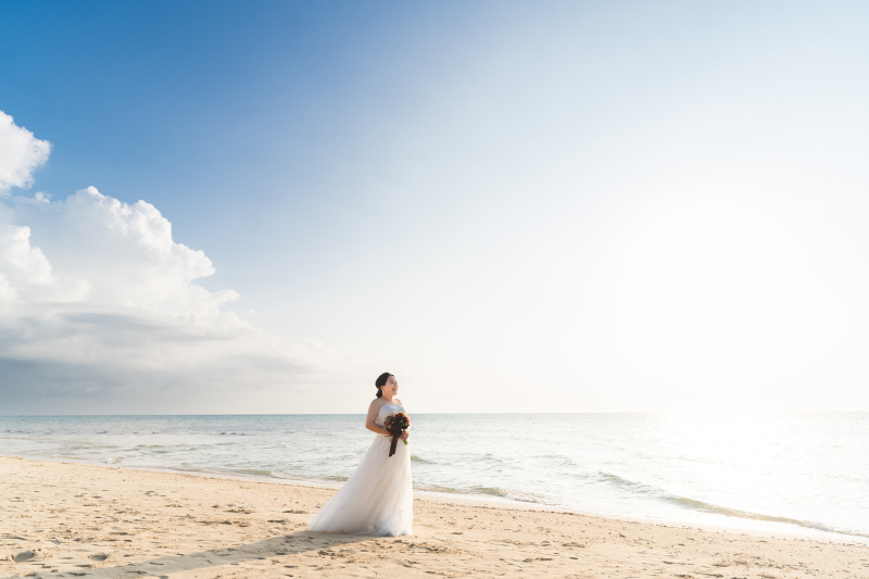 プラン内ブーケ、アクセ豊富にご用意してます♪ご希望でアップグレードアクセもあり！