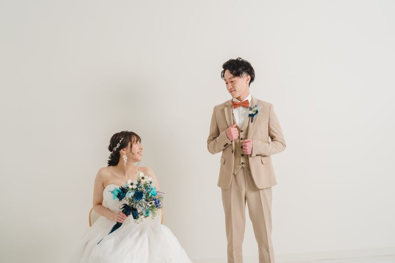 ブーケ1つで写真の見え方も変わります♡