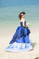 本日は、グレードアップのカラードレス【 OA13_bl 】をご紹介いたします！