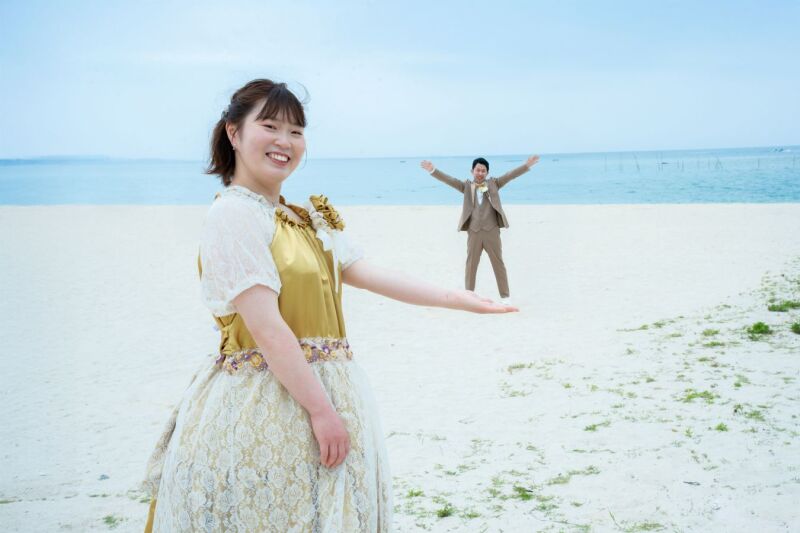 【当店おすすめ☆和洋装の贅沢プラン*】①神社×和装②チャペル×洋装③ビーチ×洋装