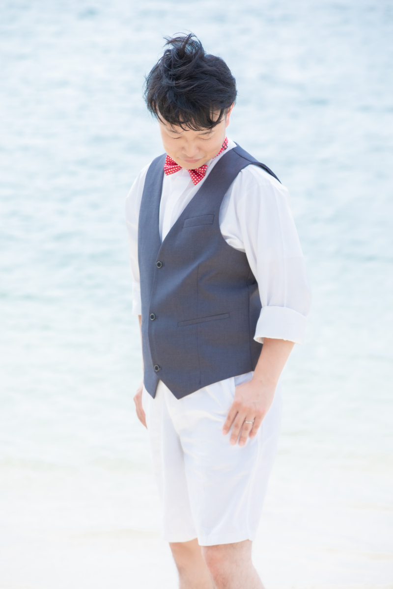 タキシードも爽やかに！