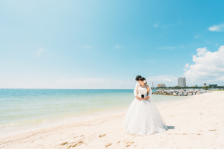 沖縄を舞台にしたフォトウエディング