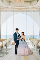 本日は、グレードアップのカラードレス【 LB32659＿PB 】をご紹介します！