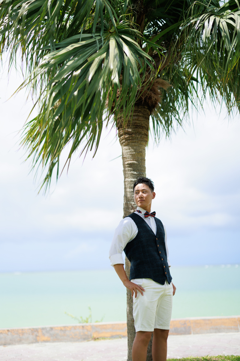 タキシードも爽やかに！