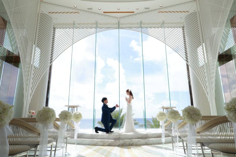 ★沖縄の歴史と伝統★神社&times;和装 or ☆沖縄リゾートウエディング☆チャペル&times;洋装