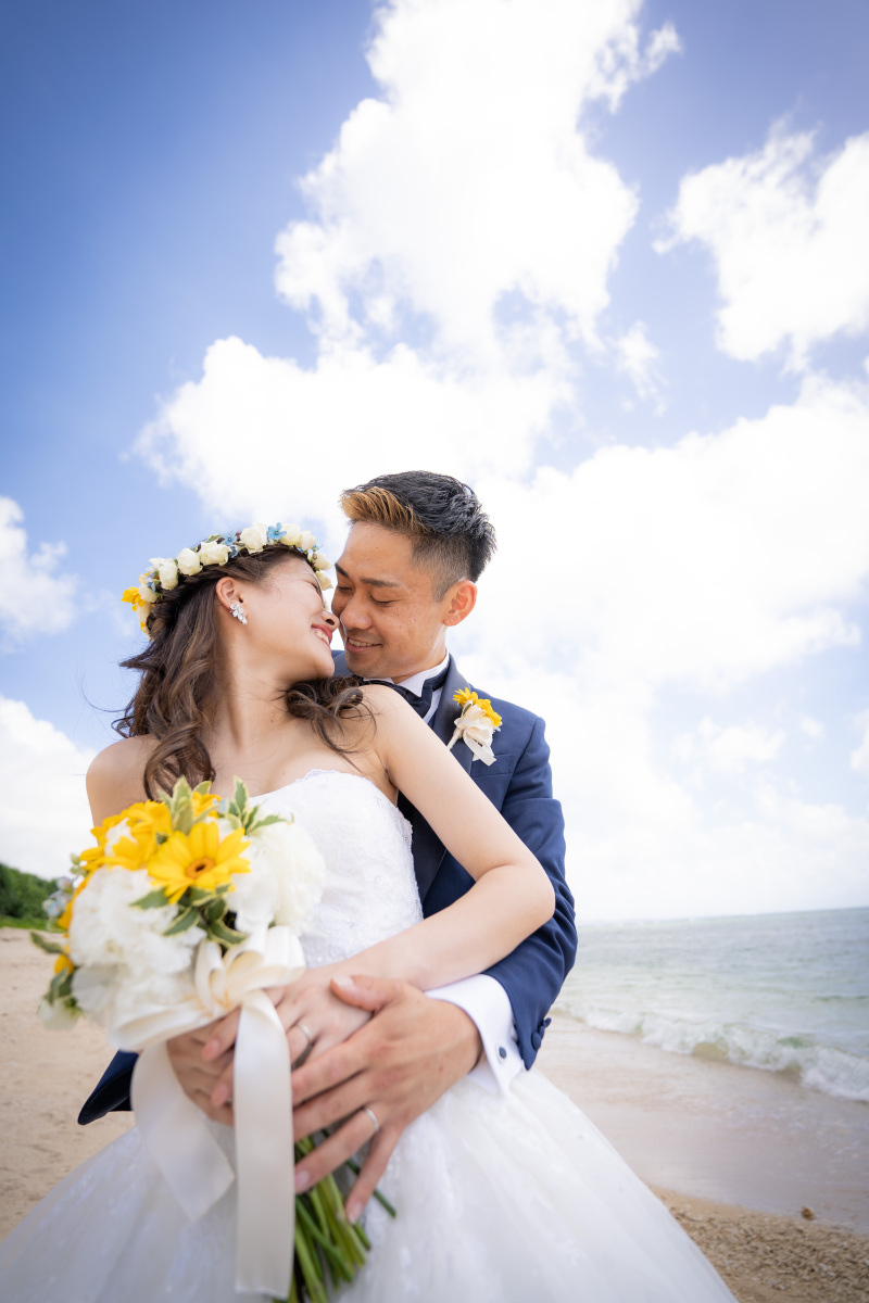 高い雲&times;青い空!!解放感溢れるビーチフォト写真集♡