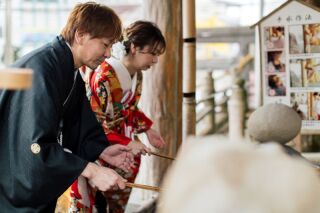 ①神社×和装、②チャペル×洋装、③ビーチ×洋装 贅沢たっぷり撮影のご紹介♪
