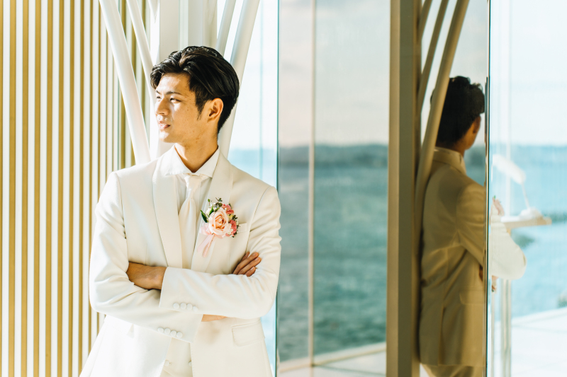 ★新郎さまソロショット★