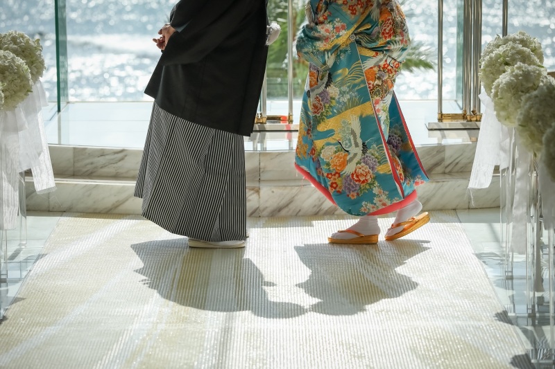 新年を「和装&times;チャペル」で迎えませんか♬