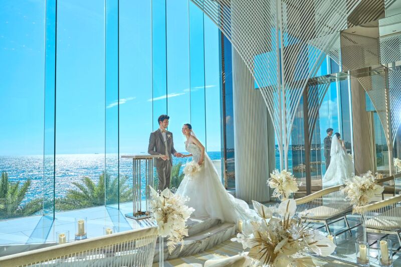 チャペル挙式＆ビーチフォト＆会食付きプランでプチ結婚式が約23万円で叶う！