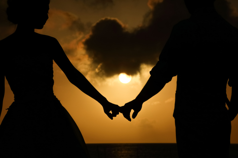 撮影ポーズ★サンセット×ビーチ