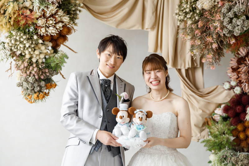 小物と一緒にお2人だけの思い出の一枚をご撮影しませんか♪