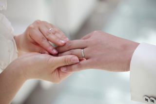 指輪の交換・・・♪