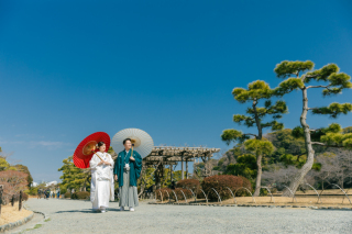 伝統的な日本庭園でのご撮影
