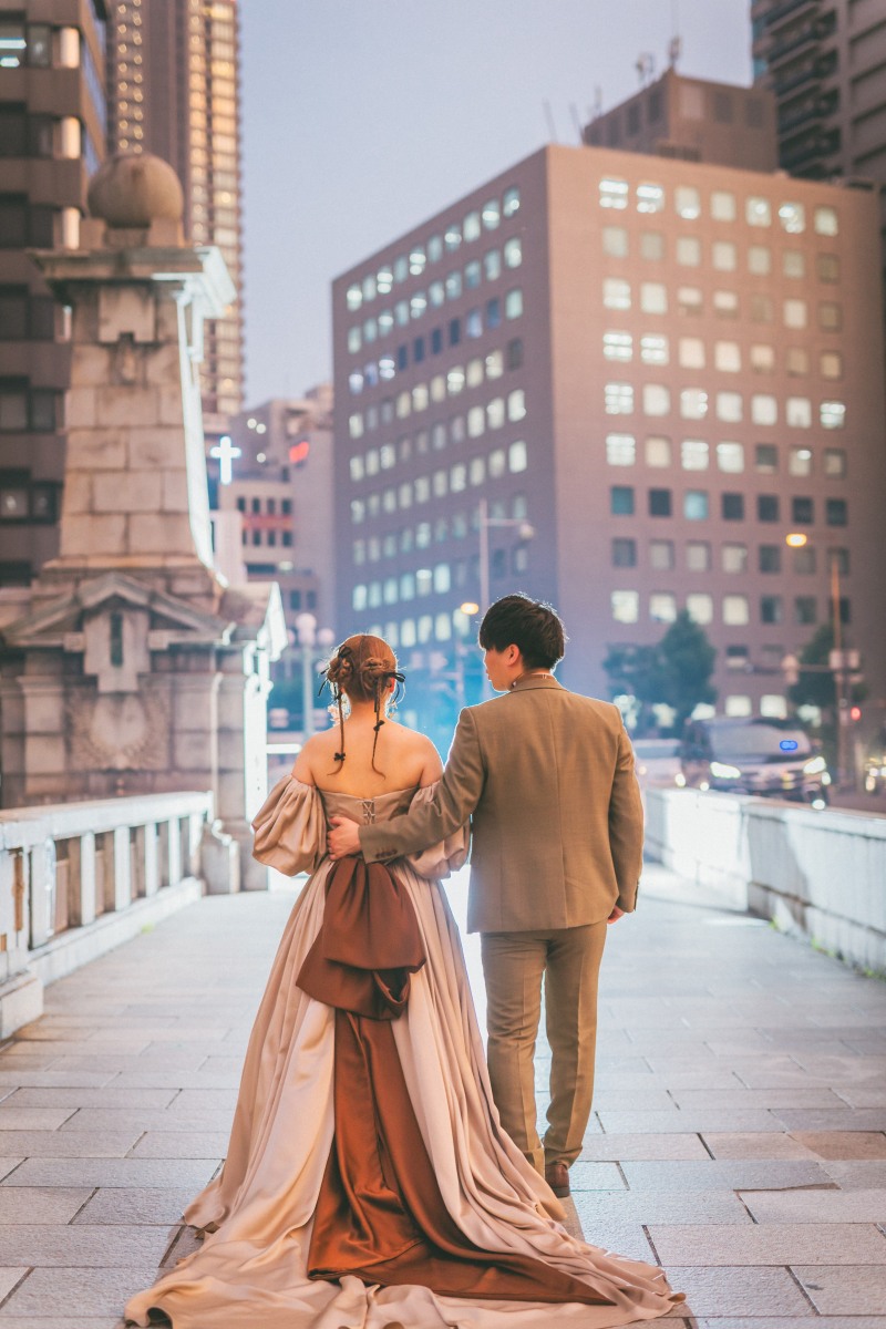 大阪・中之島公園で叶える、映画のワンシーンのようなナイトフォト☾