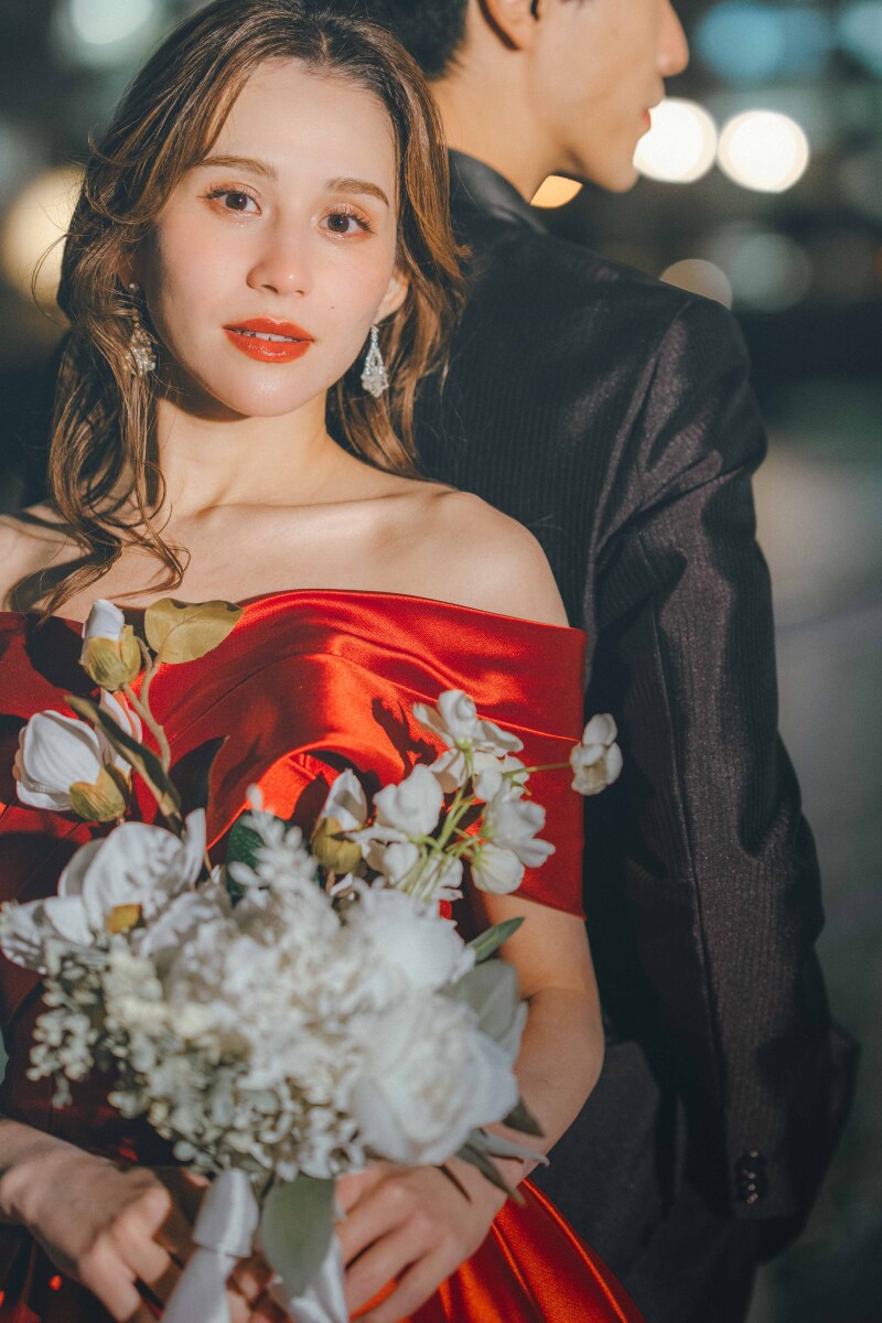 大阪・中之島公園で叶える、映画のワンシーンのようなナイトフォト☾