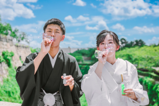 シャボン玉フォト!