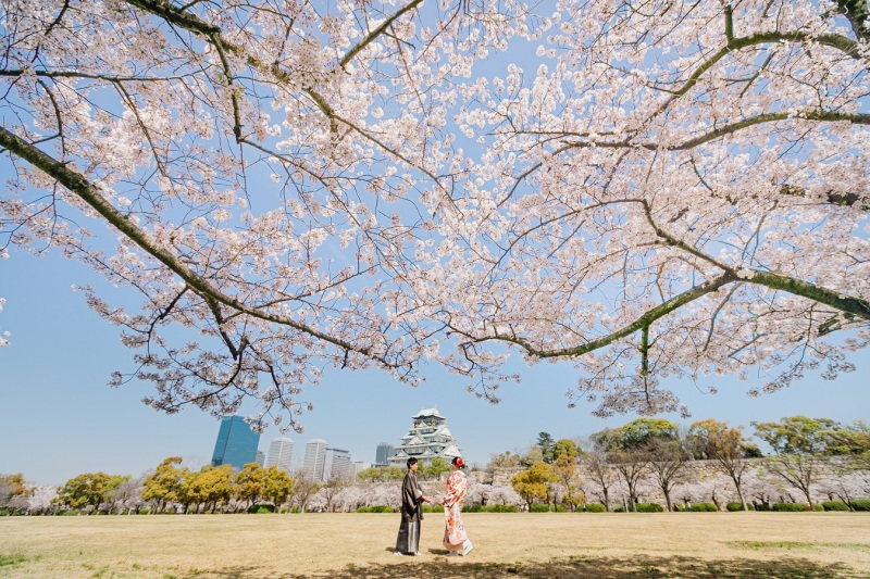 ‐大阪城公園‐ 屋外ロケーション撮影