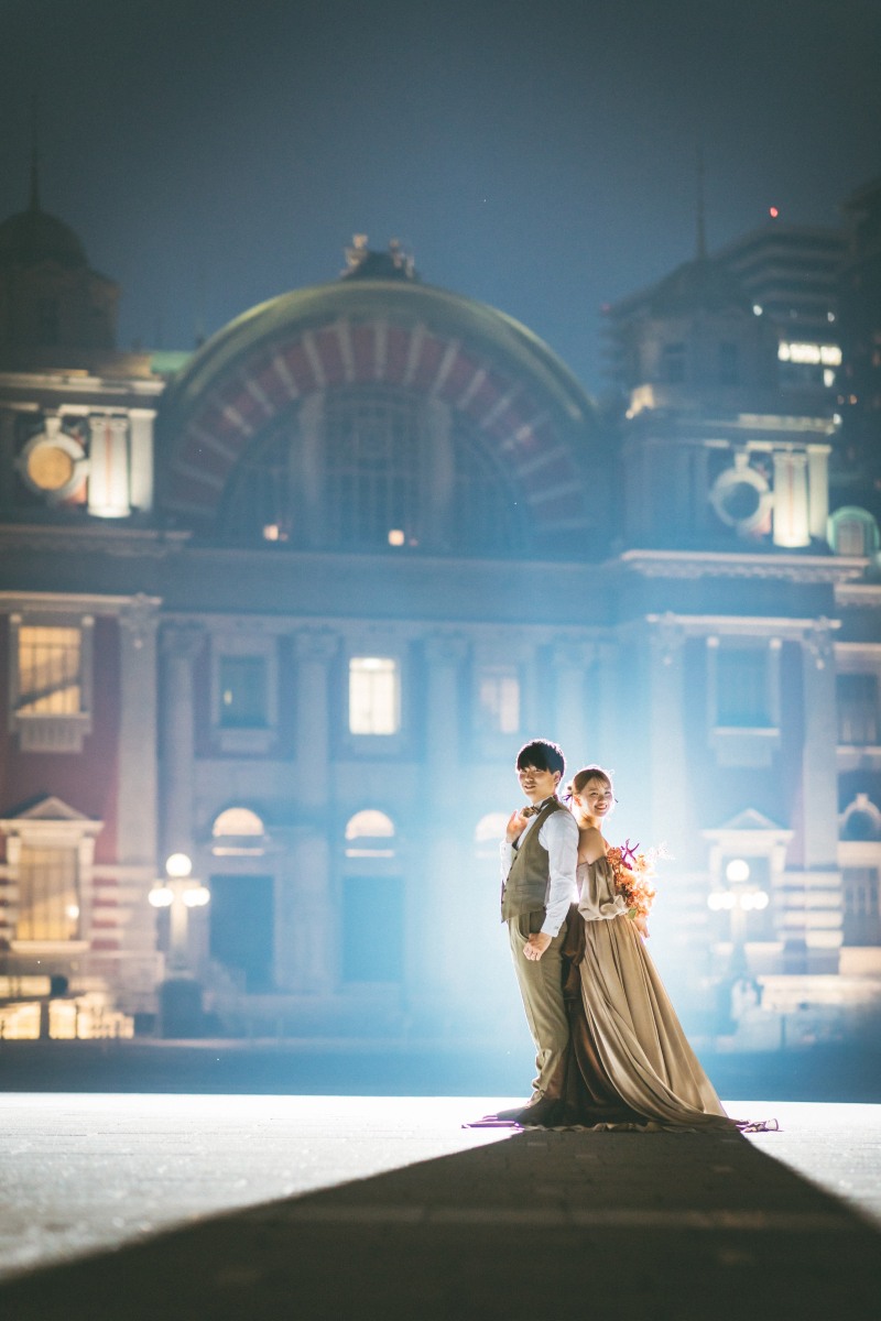 大阪・中之島公園で叶える、映画のワンシーンのようなナイトフォト☾