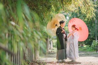 大阪城公園　和装ロケーション撮影