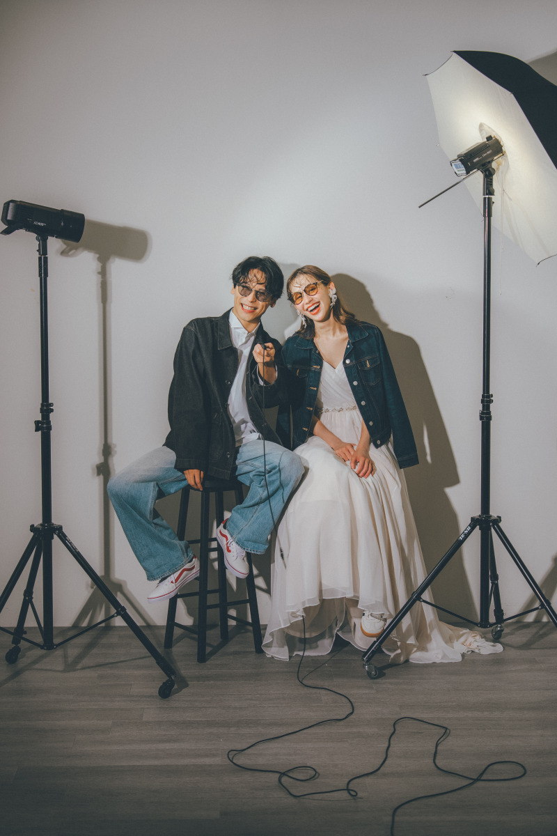 ラフで可愛い♡ セルフシャッターで作る等身大ウェディングフォト