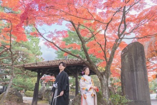 ❁ロケーション紹介~和装の紅葉撮影におすすめ!またまた日本庭園~