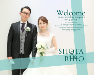 ウェルカムボードプレゼント☆全プラン対象