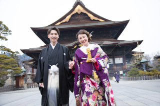 冬でも撮影できる!善光寺ロケ