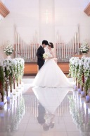 リフレクションで幻想的な写真