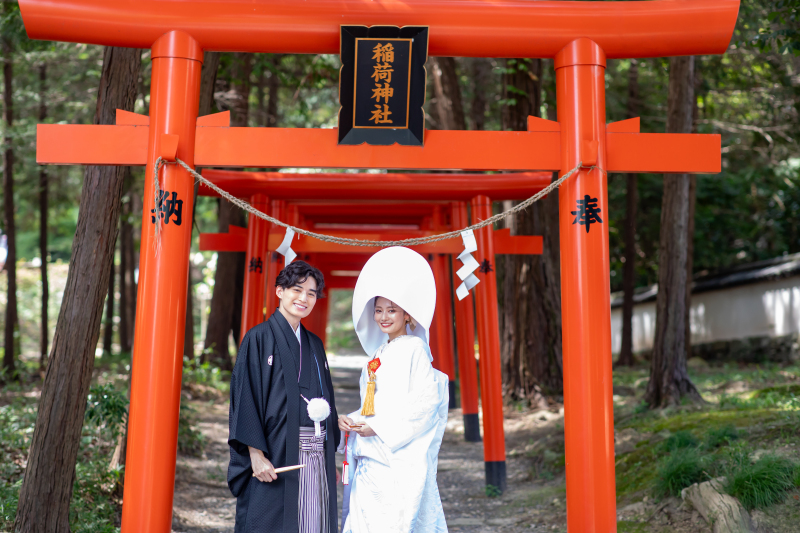 吉備津彦神社でフォト撮影