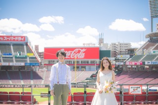 カープファン必見!!マツダスタジアムでのご撮影✨