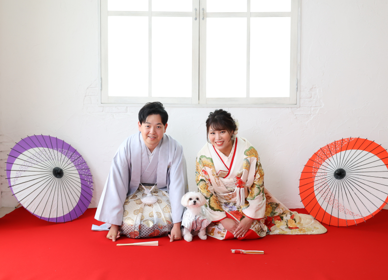 ペットと一緒にフォト撮影♥