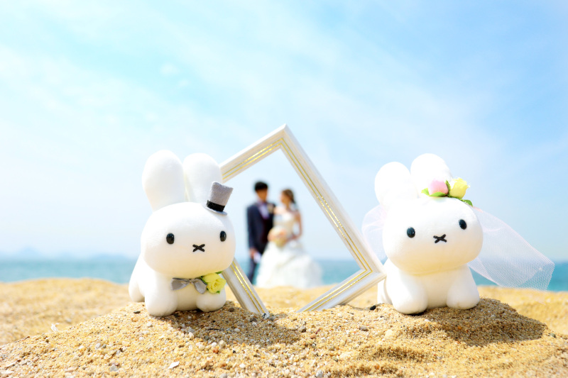 ウェディングフォトのお客様