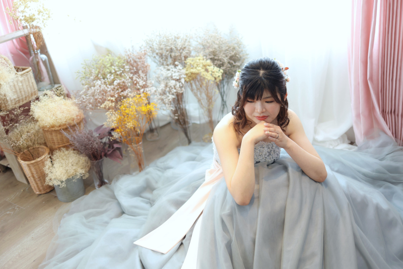 ポーズのご紹介♪～ドレスべた座り~ポーズ編