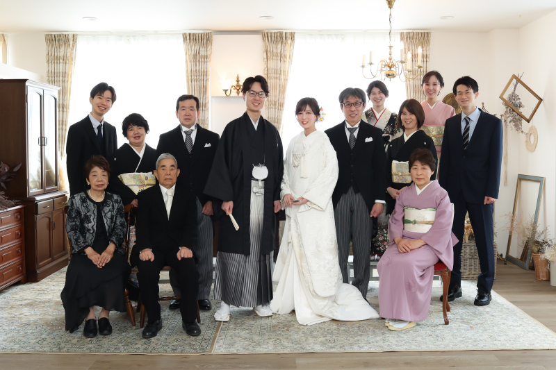 親御様と一緒にきっちり写真も残したい方にお勧め♪